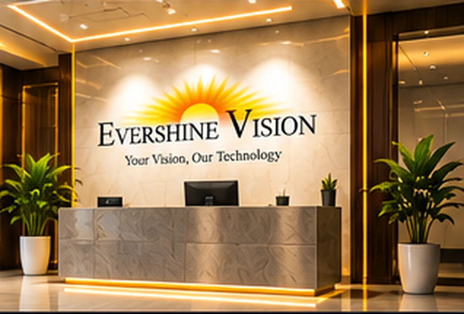 Modern Evershine Vision style office reception illustration