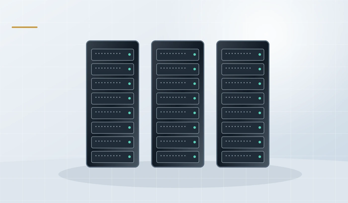 Illustration of server installation & configuration