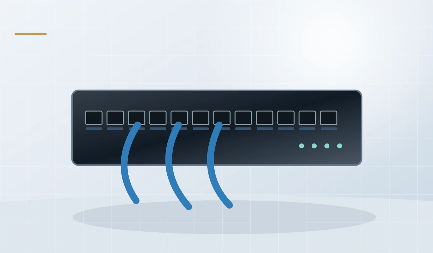 Illustration of lan / wan networking & multi-site connectivity