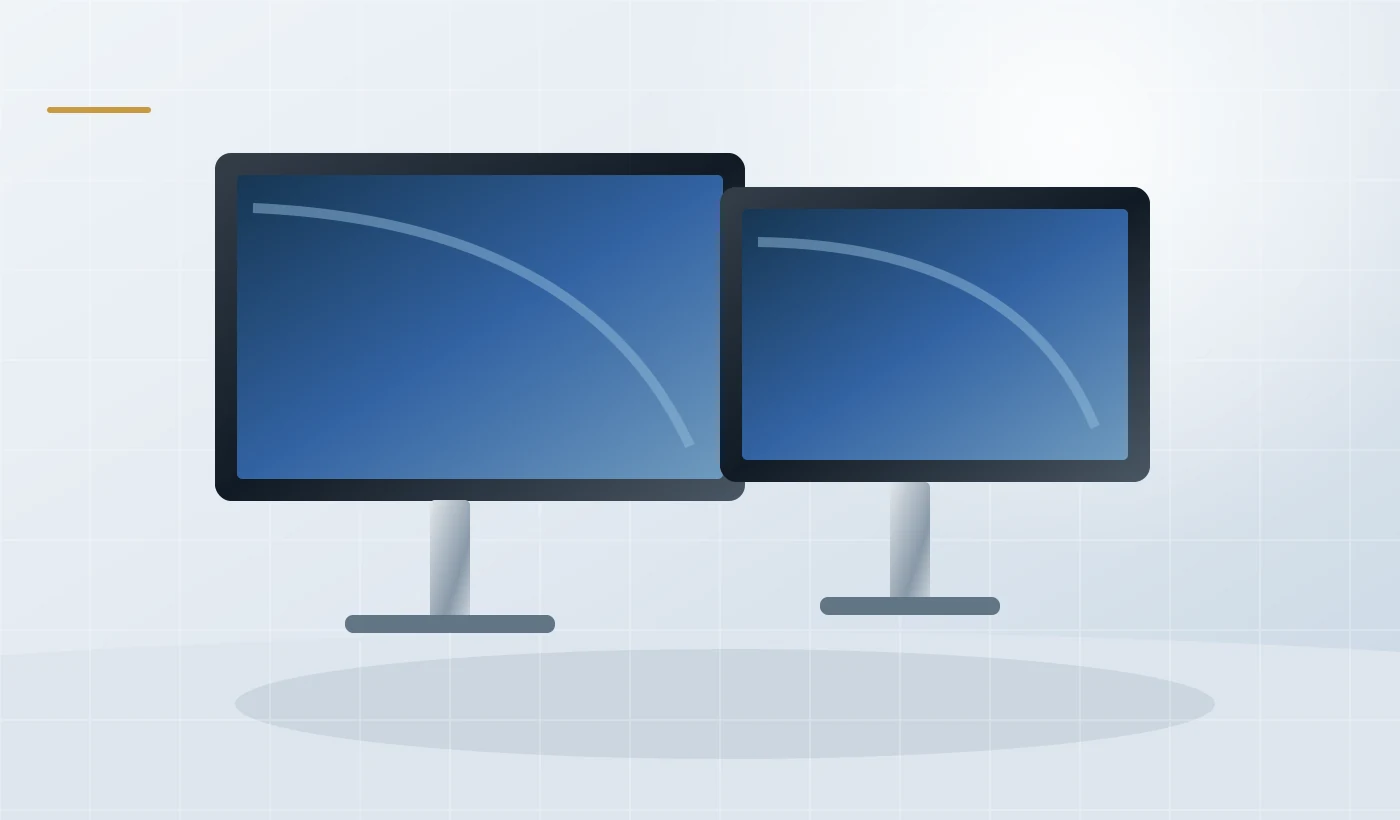 Conceptual product-category photograph: Monitors & Displays